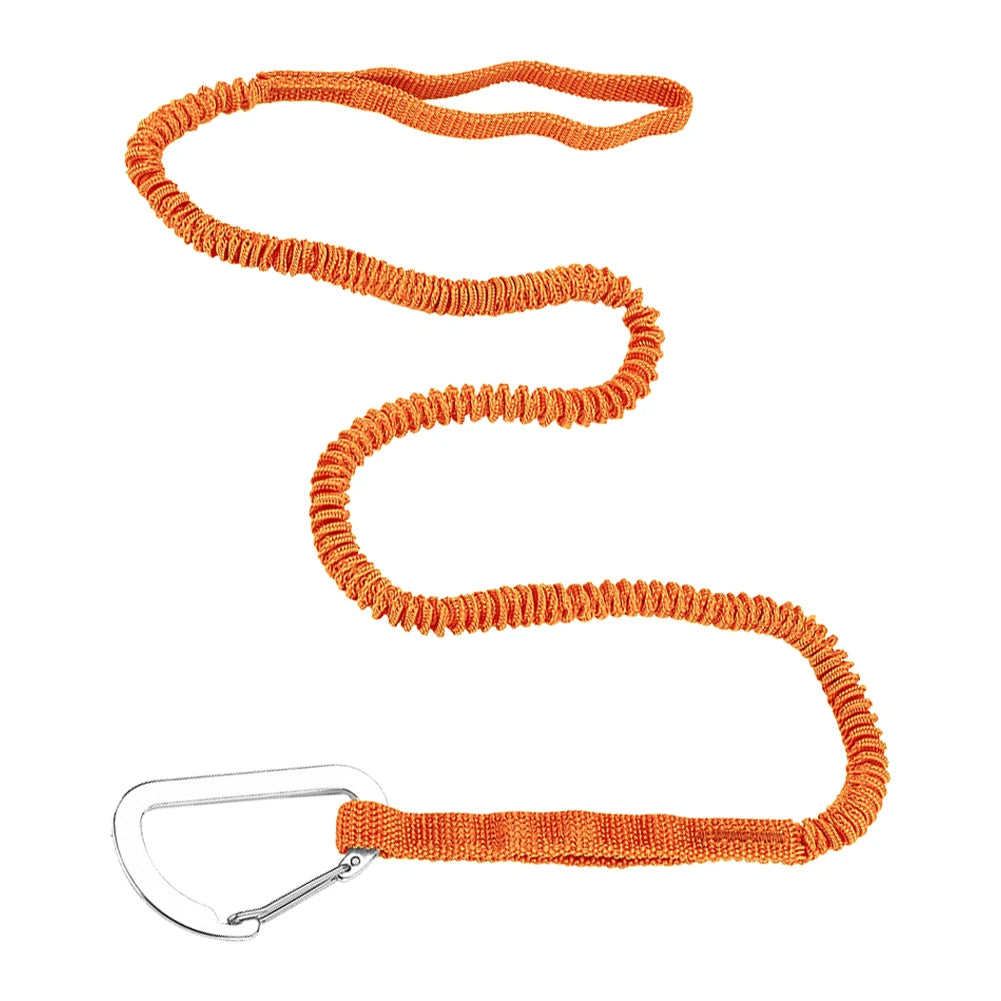 MOJOYCE Kayak Paddle Leash Adjustable Elastic Lanyard