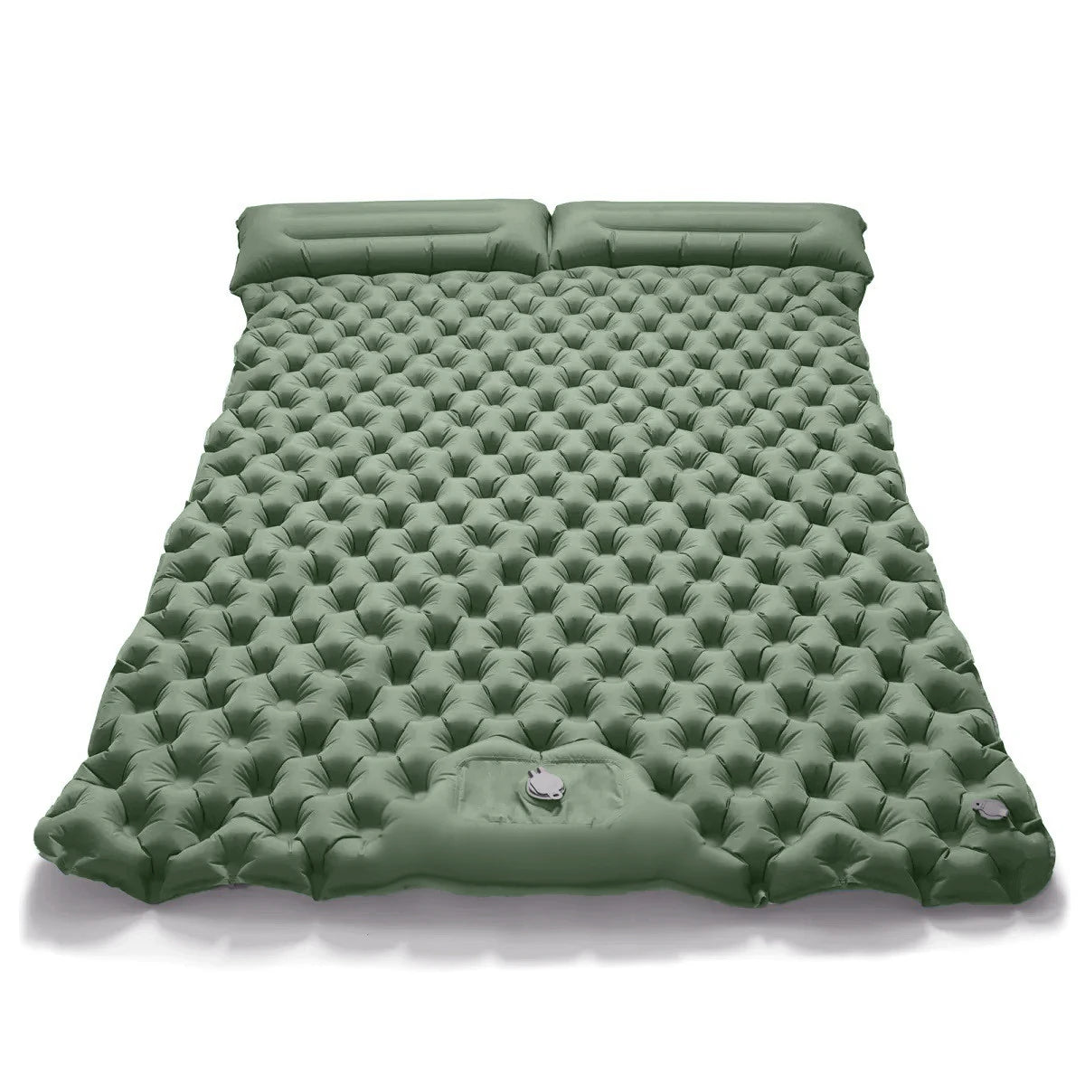 By Inflating Outdoor Double Inflatable Mattress Ultra Lightweight Camping Pad