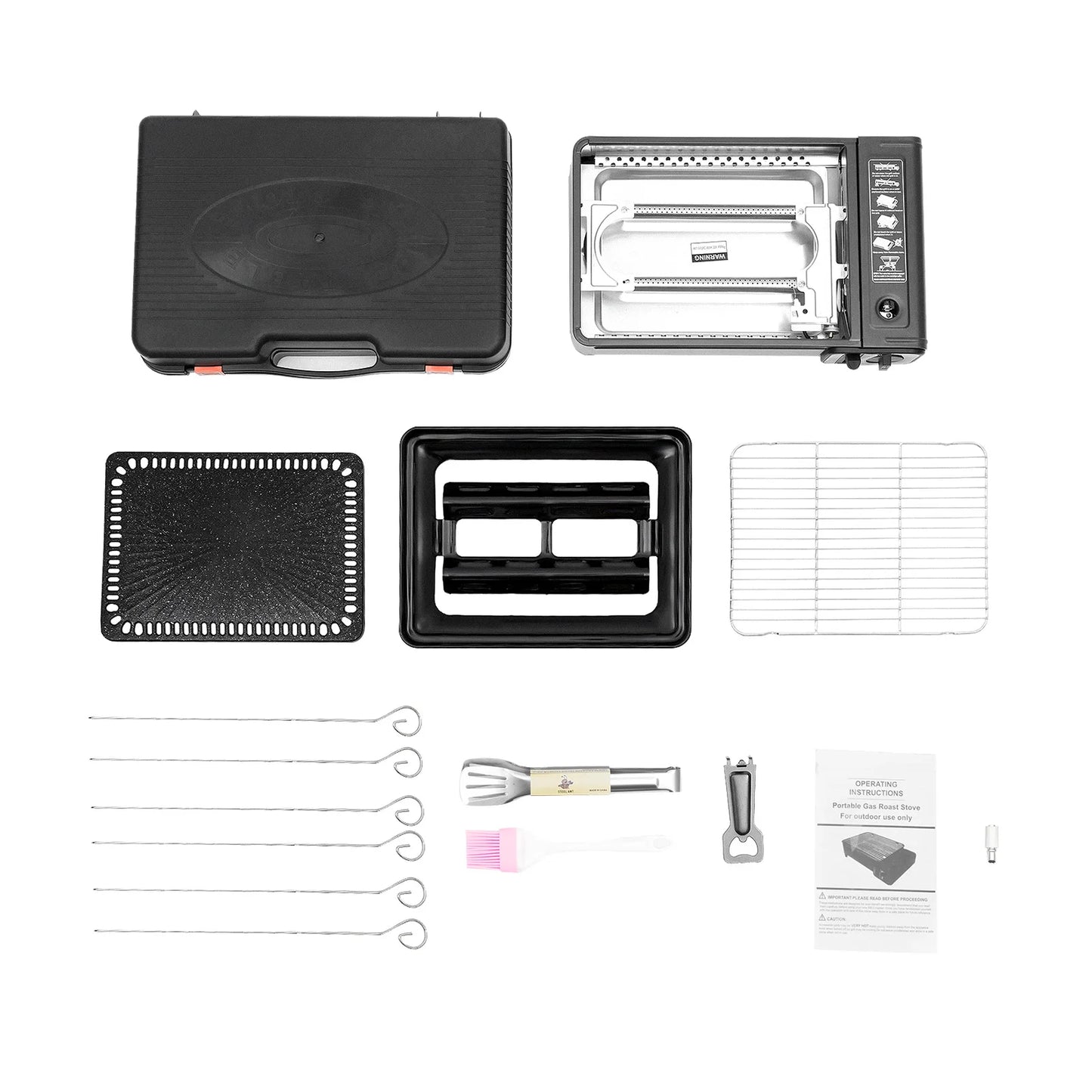 Portable Camping Gas Stove With Ignition For Hiking And Trekking